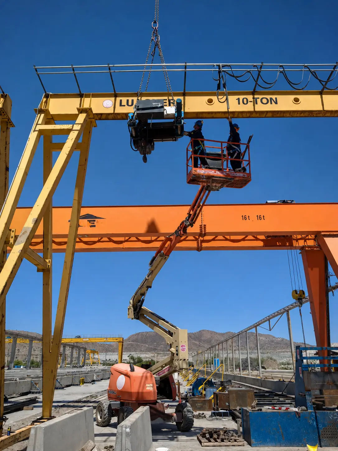 Mantenimiento e instalación en puente grúa industrial - CDM Electricidad